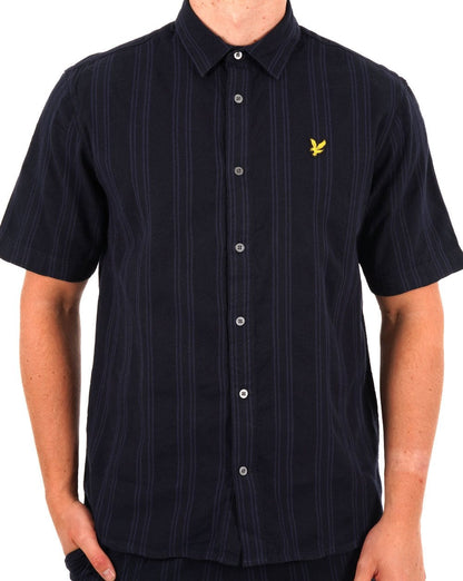 Lyle &amp; Scott Barre Kurzarmhemd, Marineblau