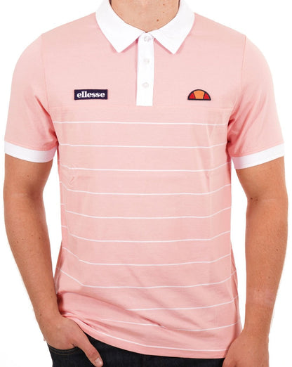 Ellesse Tor Poloshirt Rosa/Weiß