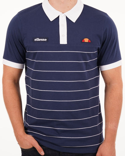 Ellesse Tor Poloshirt Marineblau/Weiß