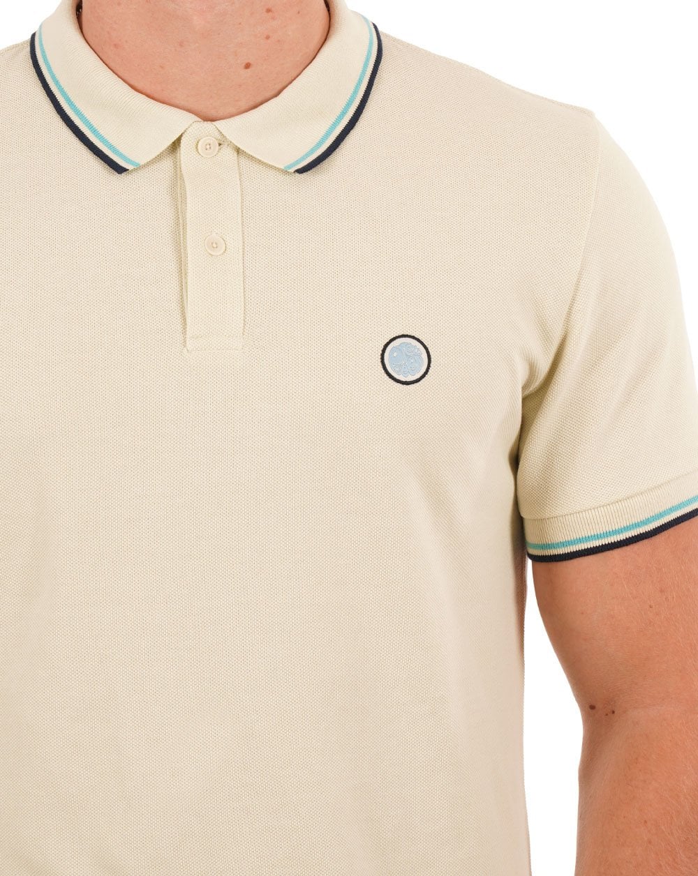 Pretty Green Barton Poloshirt Stein