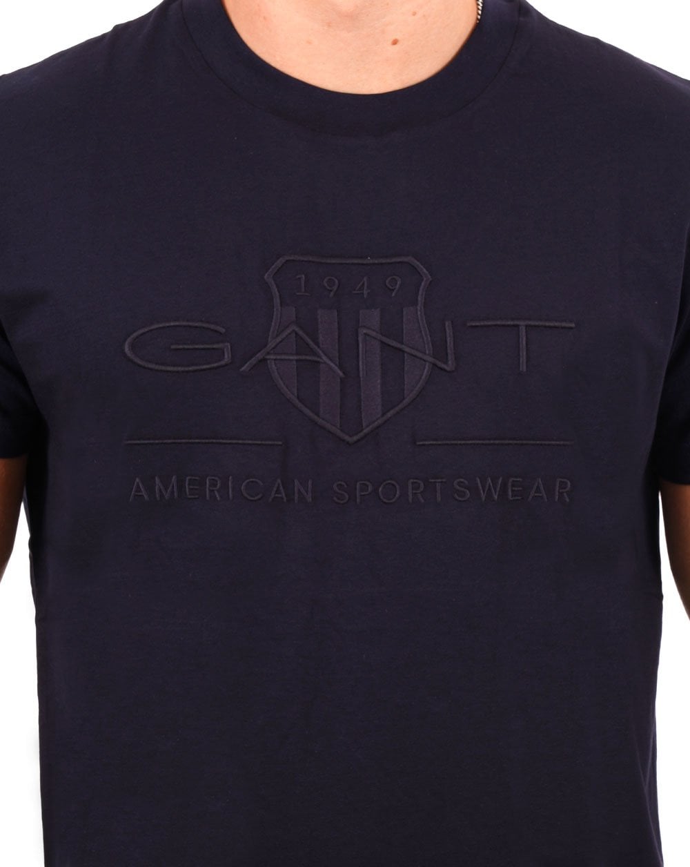 Gant Tonal Archive Shield T-Shirt Marineblau
