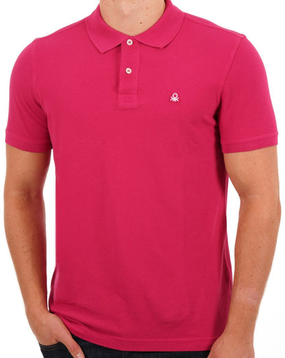 Benetton Poloshirt Magenta