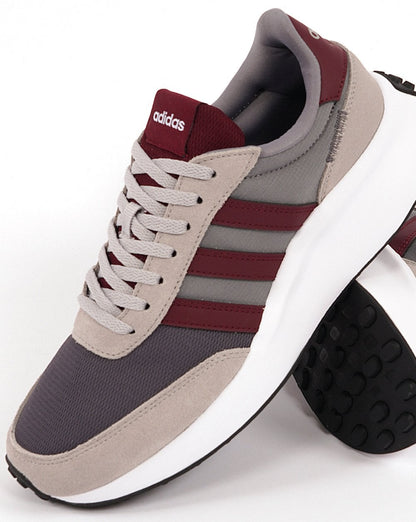 Adidas 70s Run Sneaker Grau Burgund
