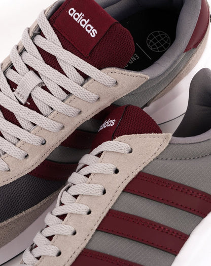 Adidas 70s Run Sneaker Grau Burgund