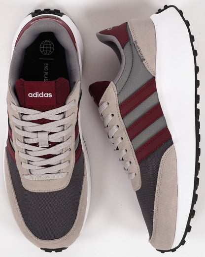 Adidas 70s Run Sneaker Grau Burgund