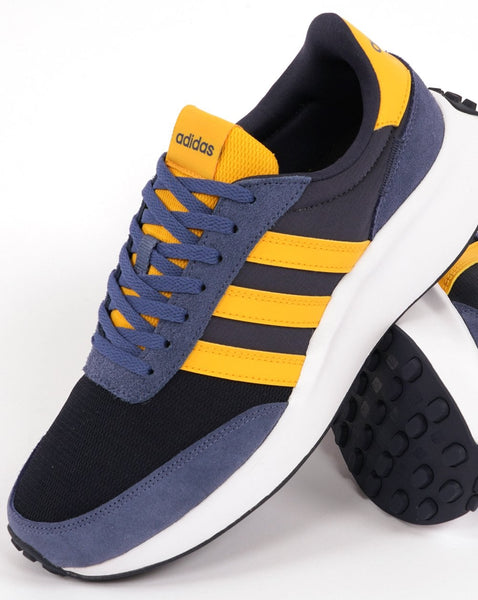 Adidas 70s Run Trainers Navy Gold