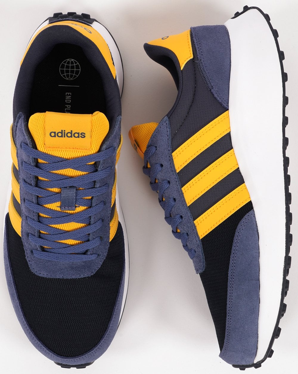 Adidas 70s Run Sneaker Marineblau Gold