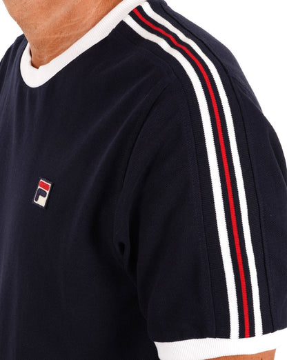 Fila Vintage Holden T-Shirt Marineblau/Weiß