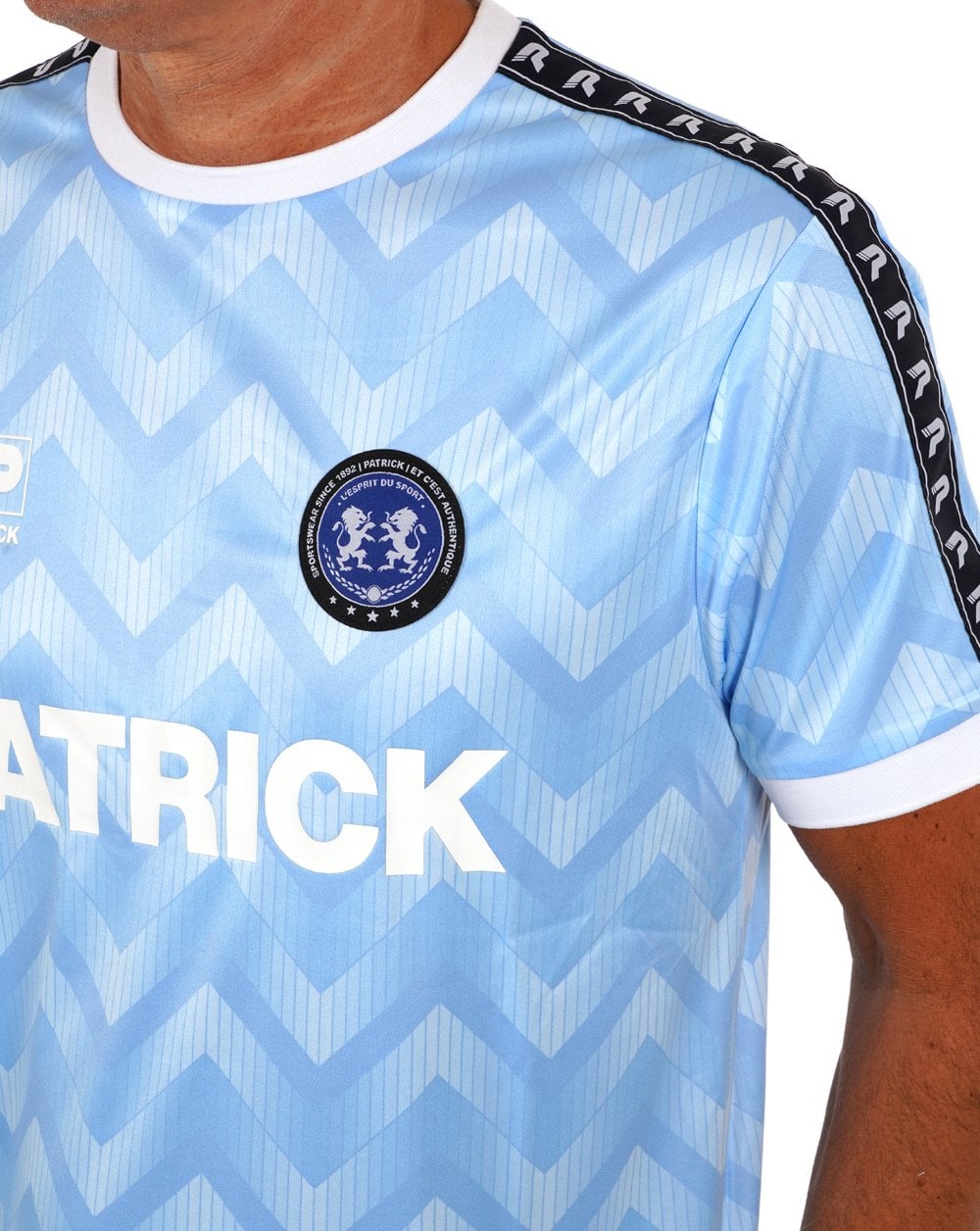 Patrick Retro Football T-shirt Sky
