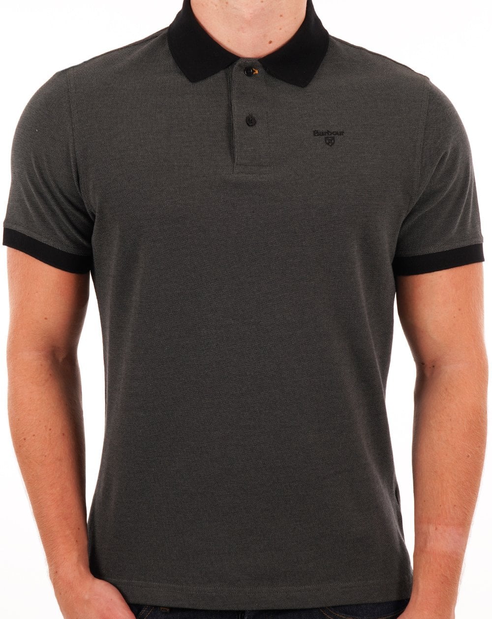 Barbour Sports Mix Polo Schwarz