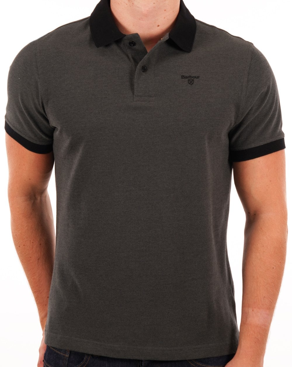 Barbour Sports Mix Polo Schwarz