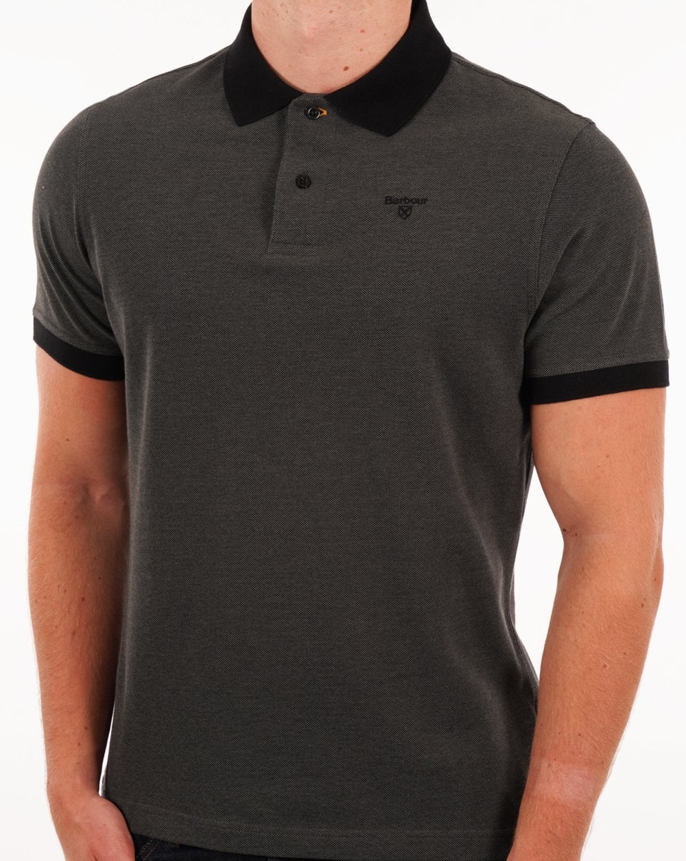 Barbour Sports Mix Polo Schwarz