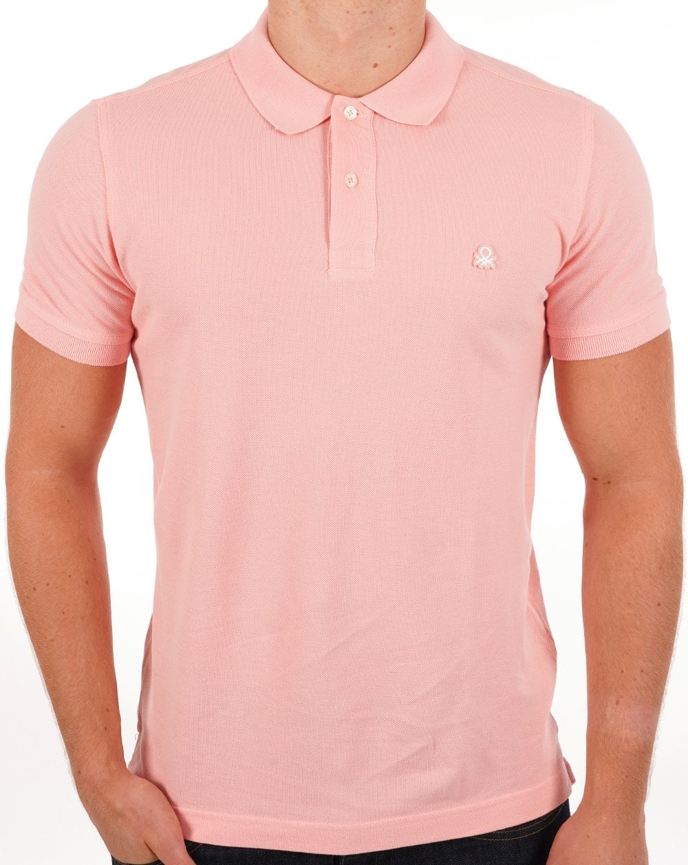 Benetton Polo Shirt Coral
