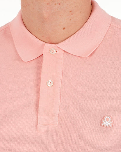 Benetton Poloshirt Koralle