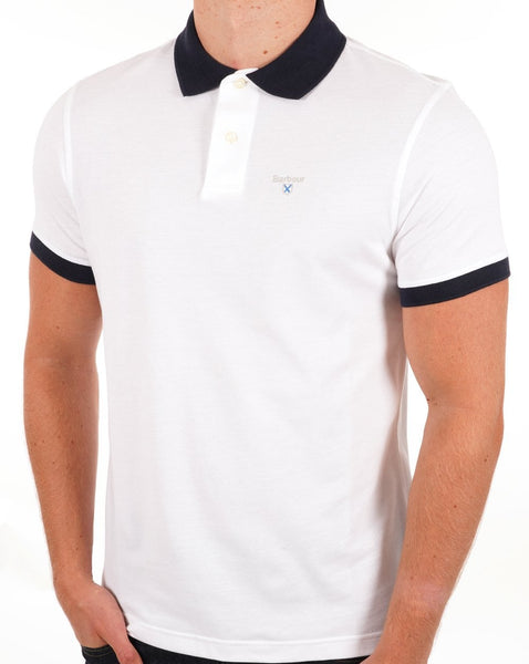 Barbour Lynton Polo White