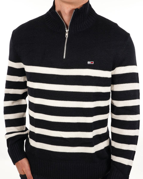 Tommy Jeans Mock Neck Colourblock Knit