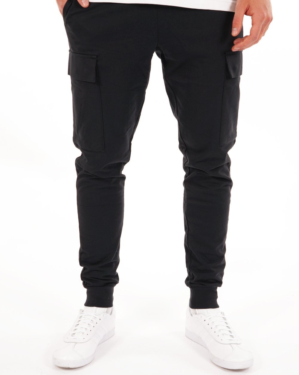 EA7 Emporio Armani Baumwoll-Cargohose Marineblau