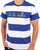 Benetton Stripe T-shirt White/Blue