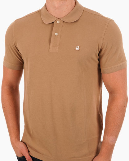 Benetton Poloshirt DK Sand