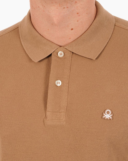 Benetton Poloshirt DK Sand