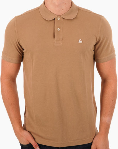 Benetton Poloshirt DK Sand