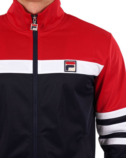 Fila Vintage Courto Business Trainingsjacke Marineblau/Rot/Weiß