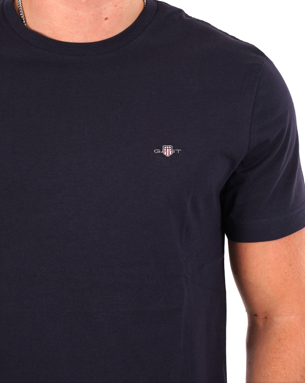 Gant Shield Crew T-Shirt Marineblau