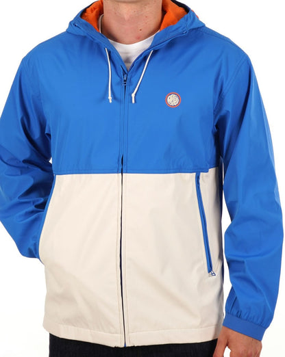 Pretty Green Hollen Colourblock Jacke Blau