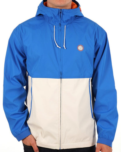Pretty Green Hollen Colourblock Jacke Blau