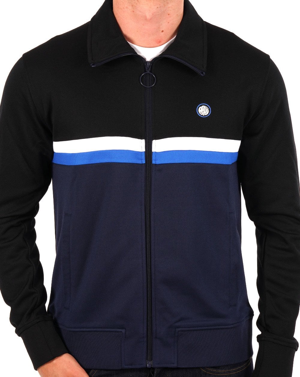 Pretty Green Hollen Trainingsjacke Schwarz