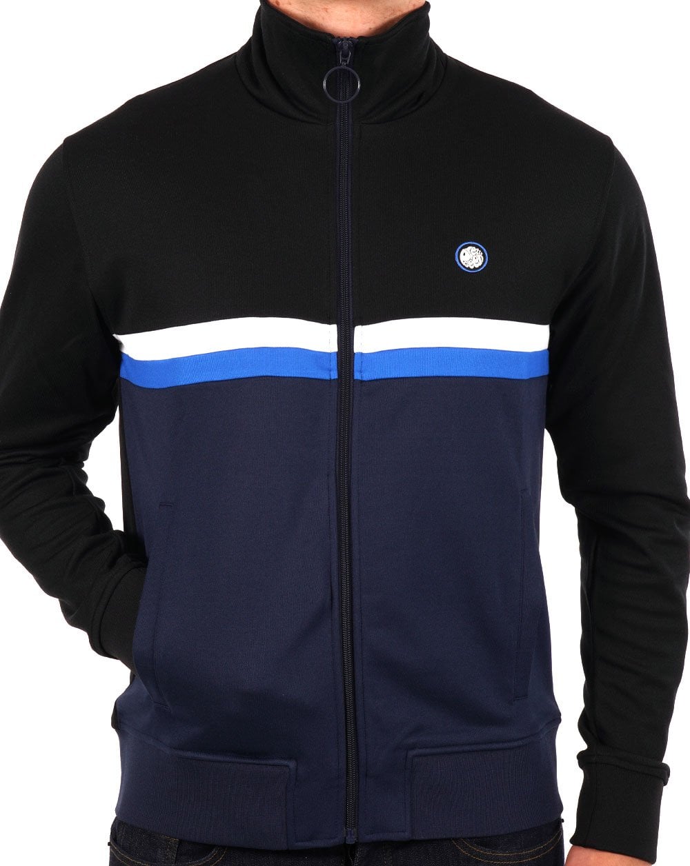 Pretty Green Hollen Trainingsjacke Schwarz