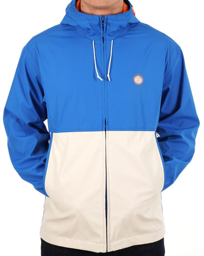 Pretty Green Hollen Colourblock Jacke Blau