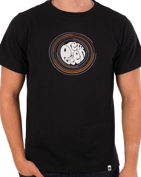 Pretty Green Hollen Logo T-shirt Black