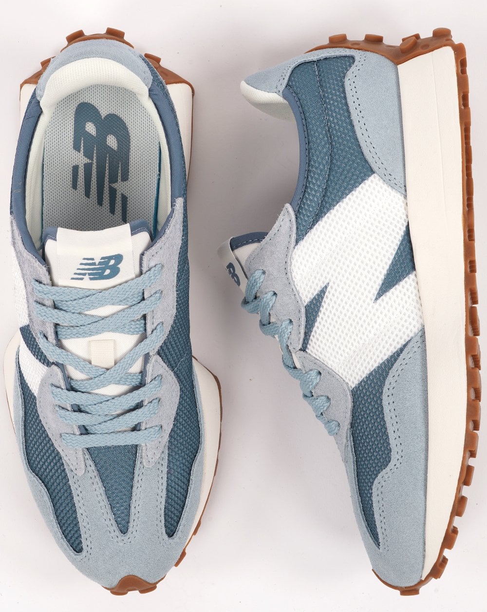 New Balance 327 Trainer Blau/Weiß