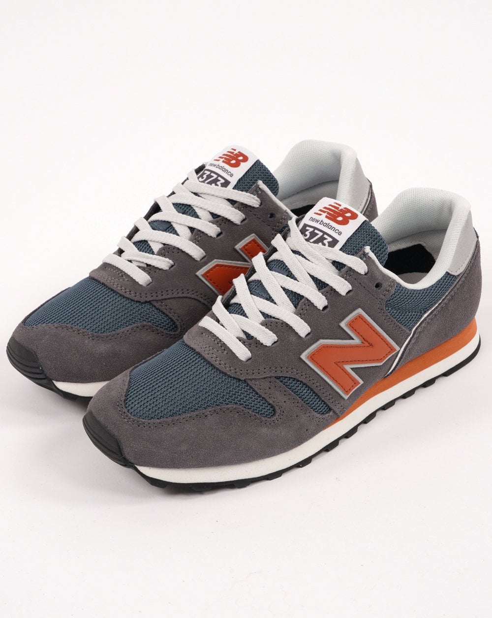 New Balance 373 Trainer Dunkelgrau/Orange