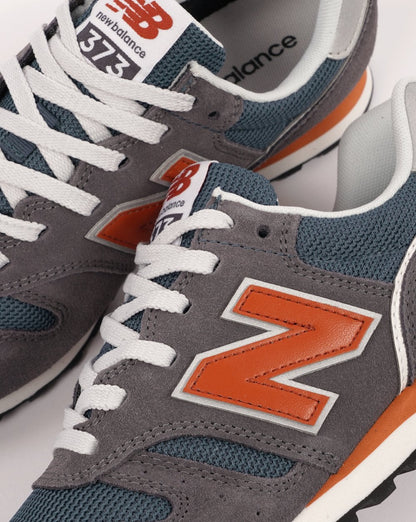 New Balance 373 Trainer Dunkelgrau/Orange