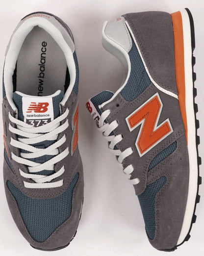 New Balance 373 Trainer Dunkelgrau/Orange
