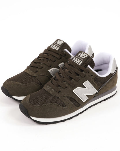 New Balance 373 Trainer Dunkelkhaki/Silber