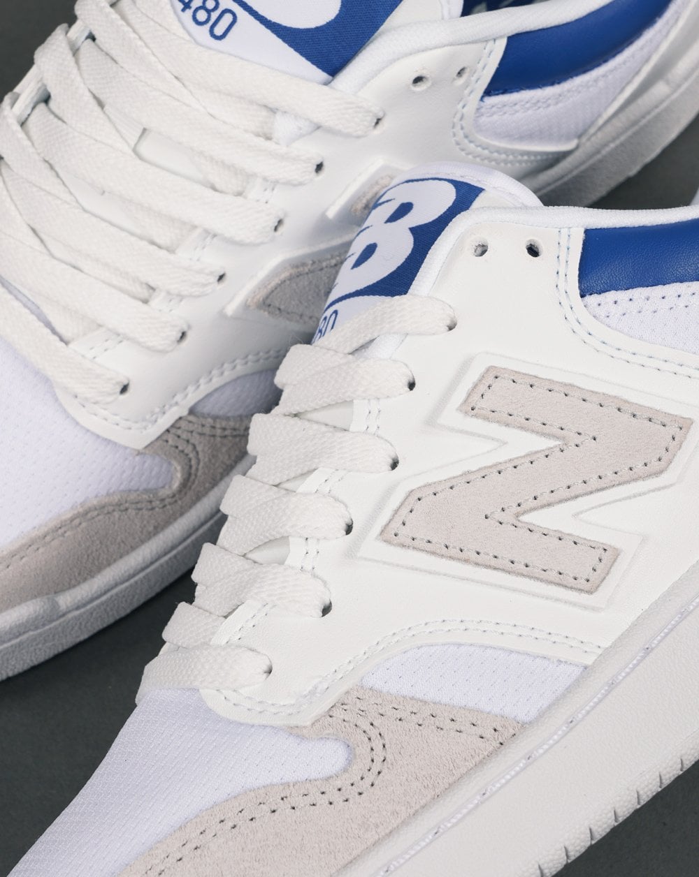 New Balance 480 Trainer Weiß/Grau/Blau