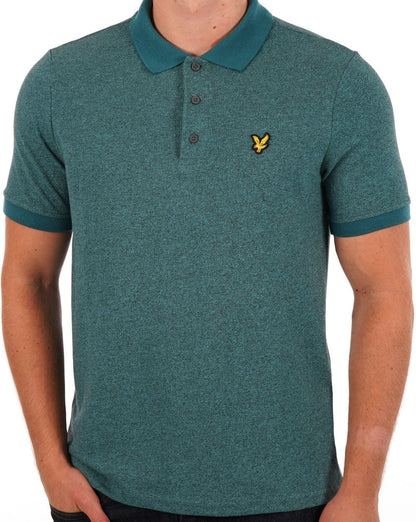 Lyle &amp; Scott – Marl Poloshirt in Alpenhimmel