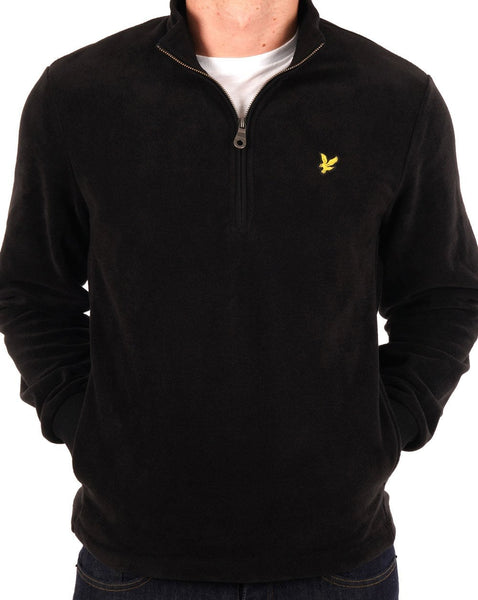Lyle & Scott Fleece Quarter Zip Black