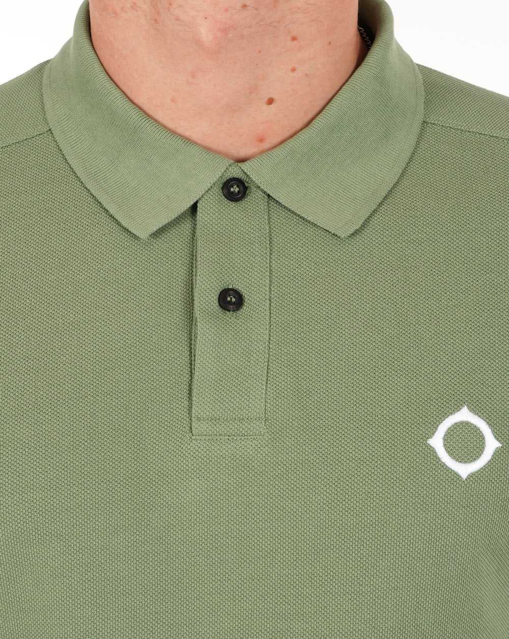 Ma.strum Piqué-Poloshirt Waldgrün