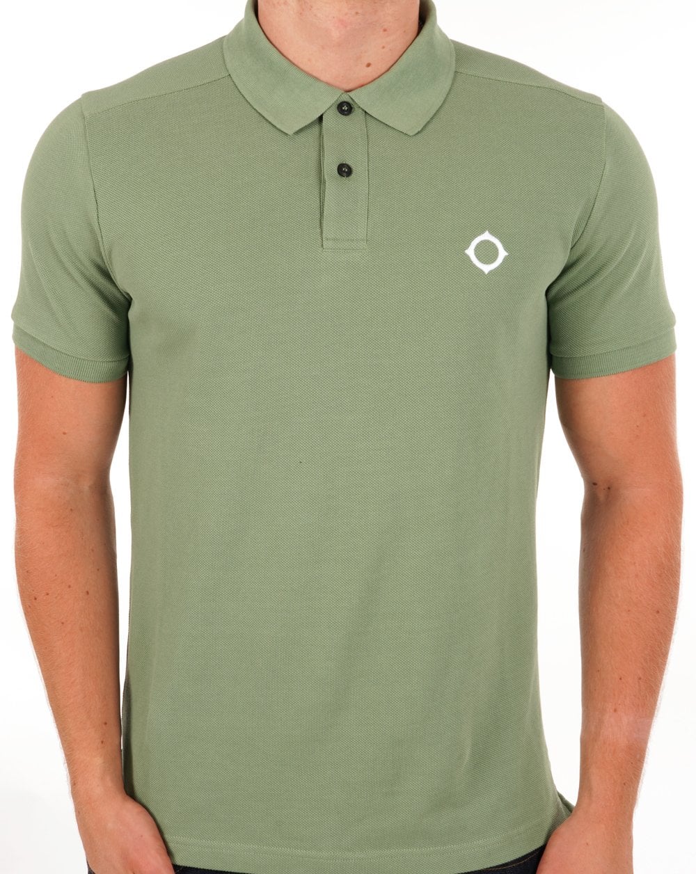 Ma.strum Pique Polo Forest Green