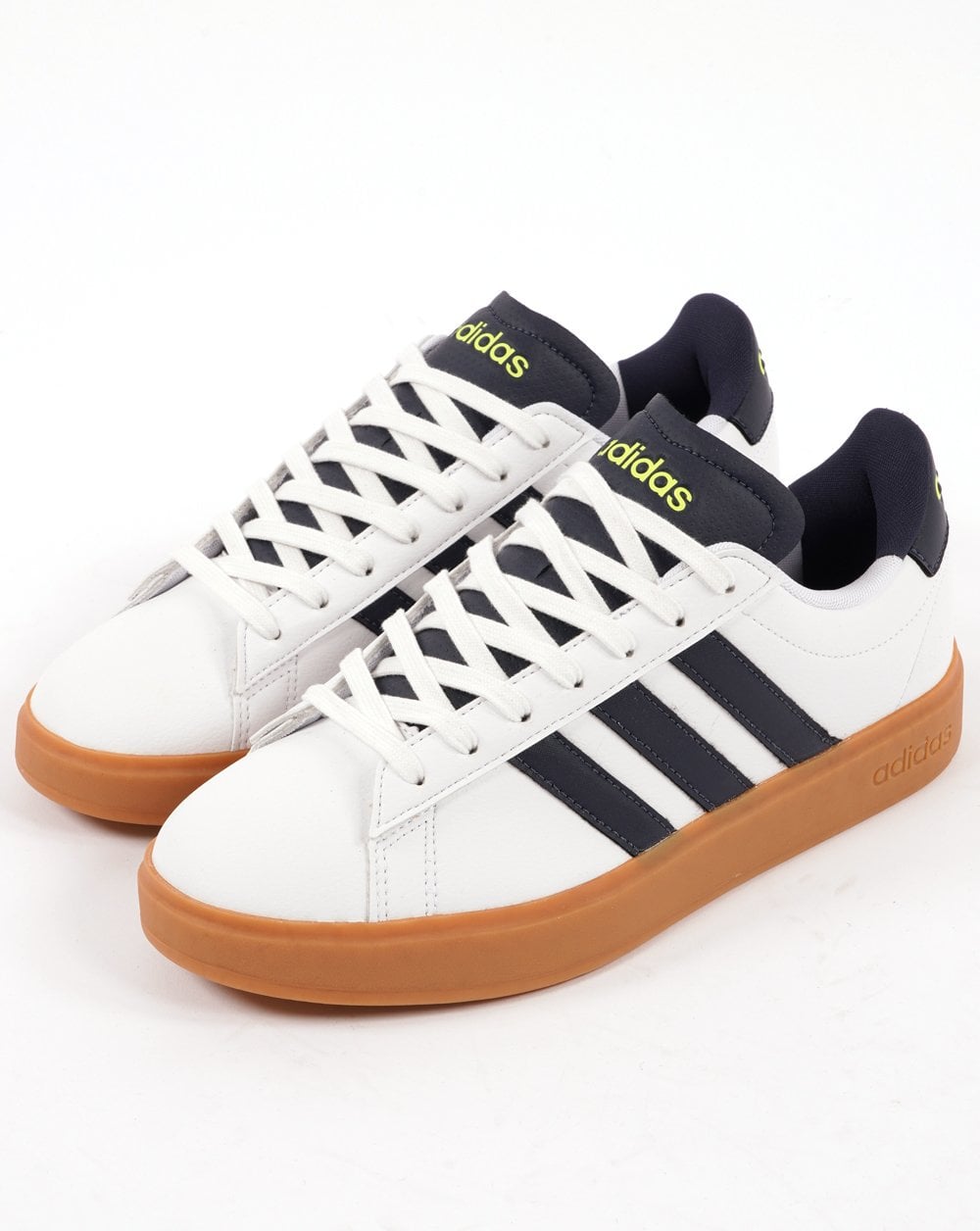 Adidas Grand Court 2.0 Turnschuhe Weiß/Marineblau/Gummi