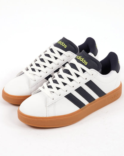 Adidas Grand Court 2.0 Turnschuhe Weiß/Marineblau/Gummi