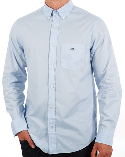 Gant Popeline-Hemd Hellblau