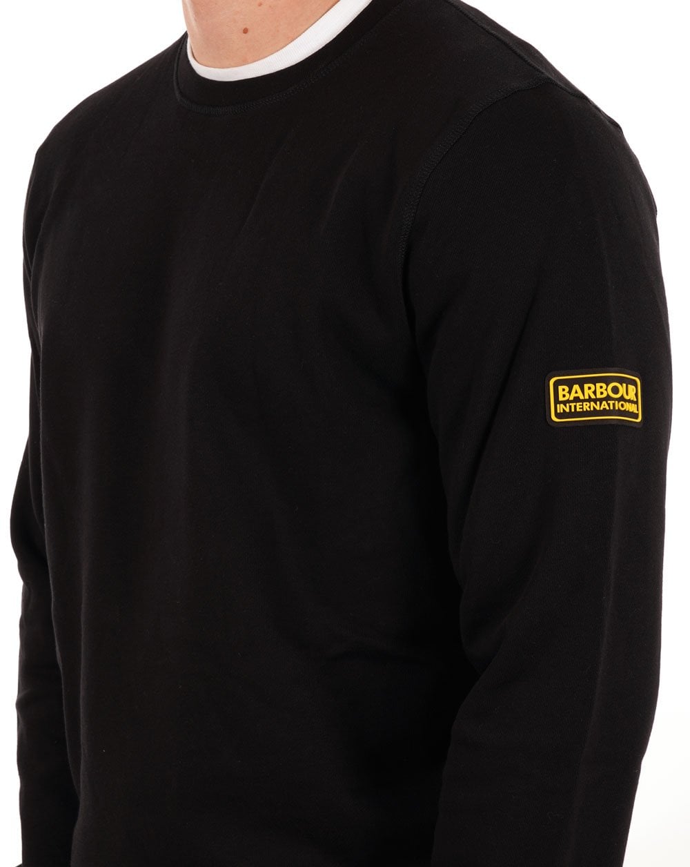Barbour International Racer Badge Sweatshirt Schwarz