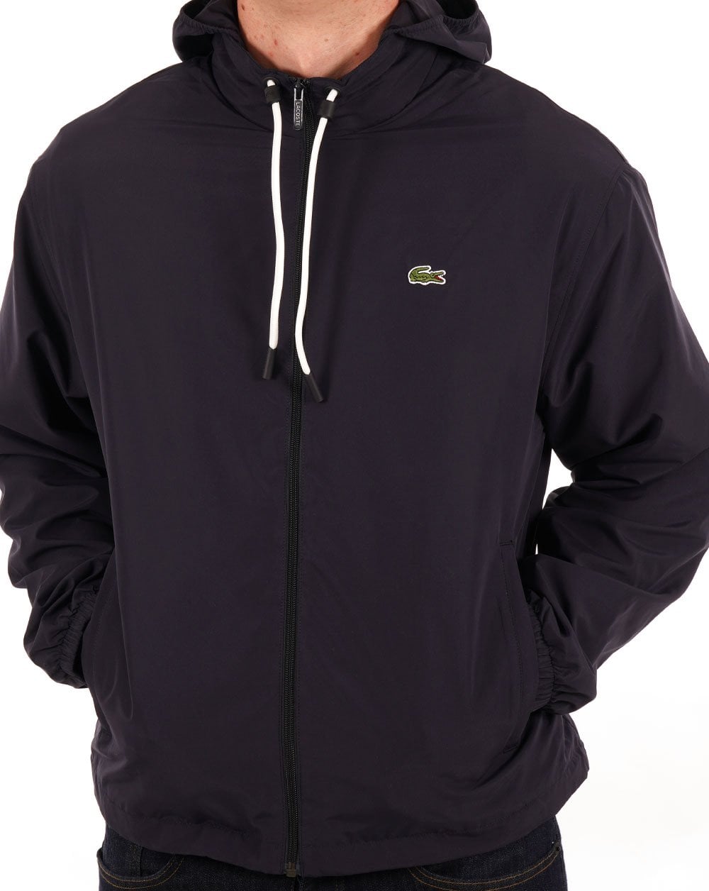 Lacoste Zip Blouson 00 Jacke Marineblau