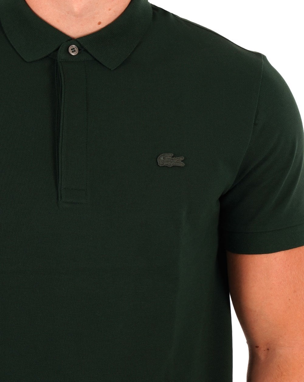 Lacoste Tonal Paris Poloshirt Dunkelgrün