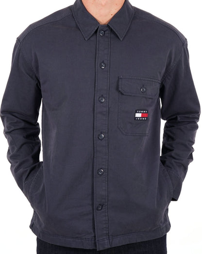 Tommy Jeans Essential Überhemd, Marineblau